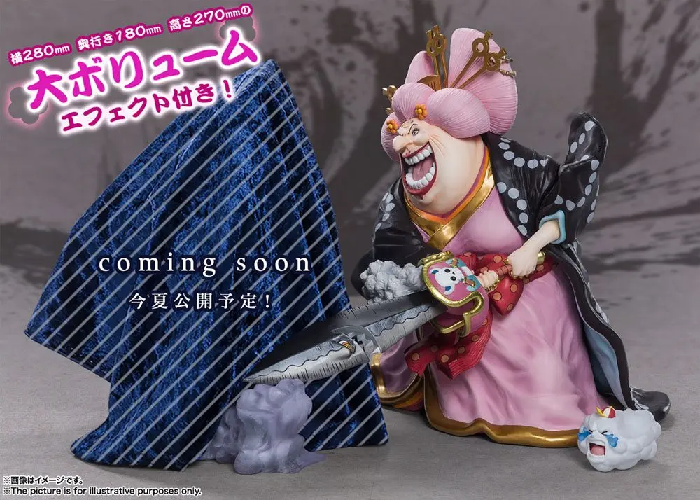 One Piece FiguartsZERO PVC Kip Extra Battle Charlotte Linlin 31 cm fotografija izdelka