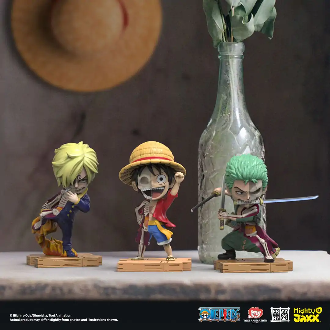 One Piece Freeny's Hidden Dissectables Vinil Figura Luffy, Zoro in Sanji 10 cm fotografija izdelka