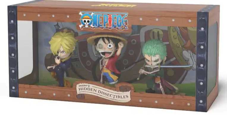 One Piece Freeny's Hidden Dissectables Vinil Figura Luffy, Zoro in Sanji 10 cm fotografija izdelka