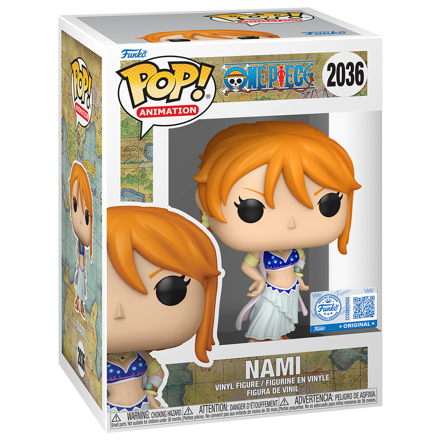 One Piece Funko POP! Animation vinilna figura OP- Nami (Alabasta) 9 cm fotografija izdelka