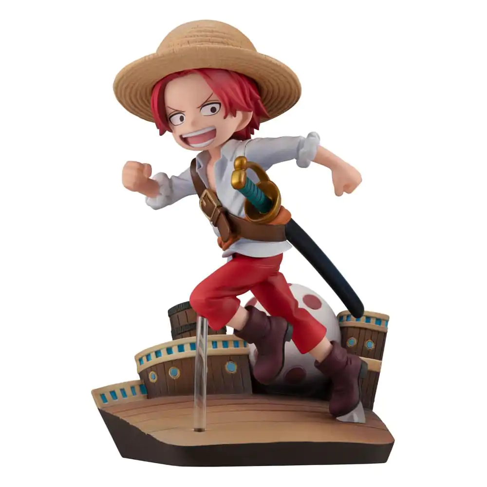 One Piece G.E.M. Series PVC Kip Shanks Run! Run! Run! 13 cm fotografija izdelka