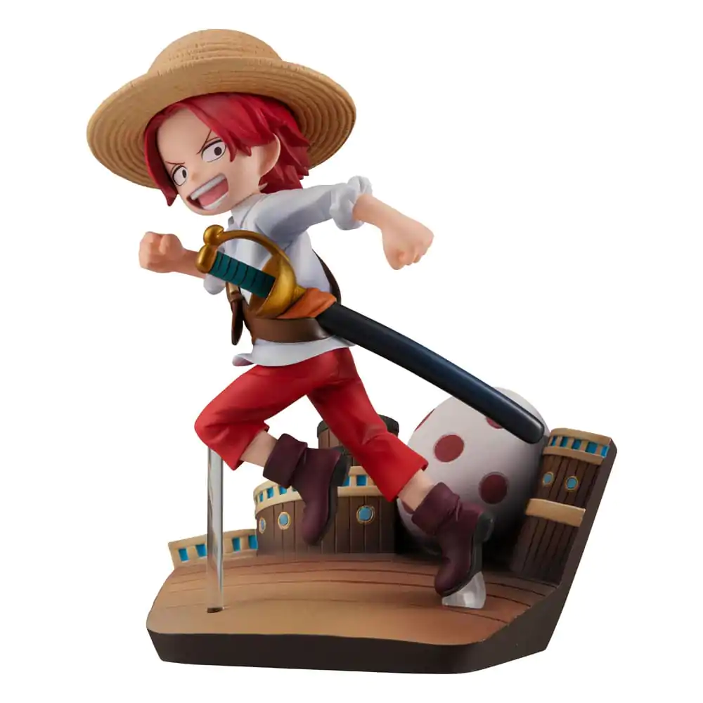 One Piece G.E.M. Series PVC Kip Shanks Run! Run! Run! 13 cm fotografija izdelka