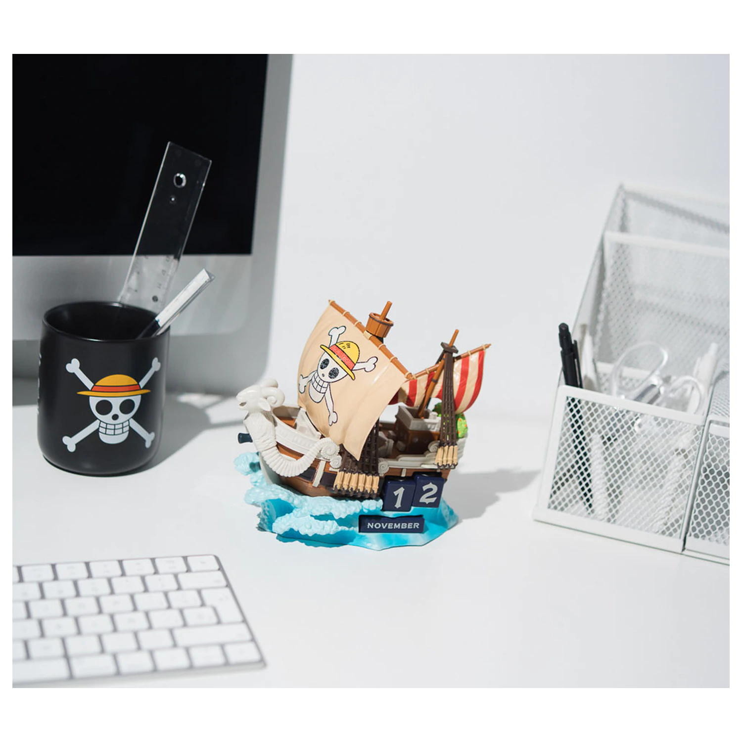 One Piece Going Merry 3D trajni koledar fotografija izdelka