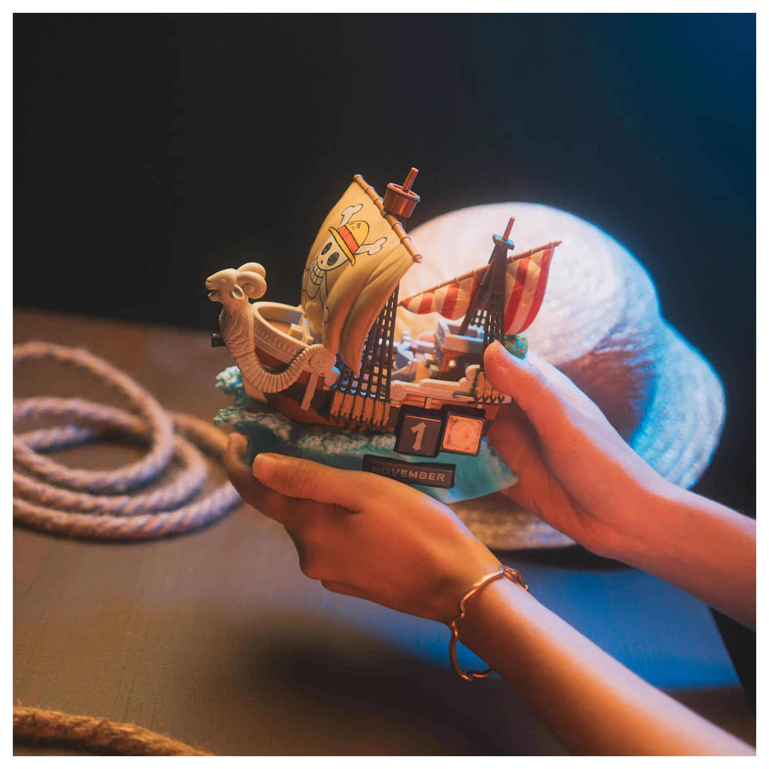 One Piece Going Merry 3D trajni koledar fotografija izdelka