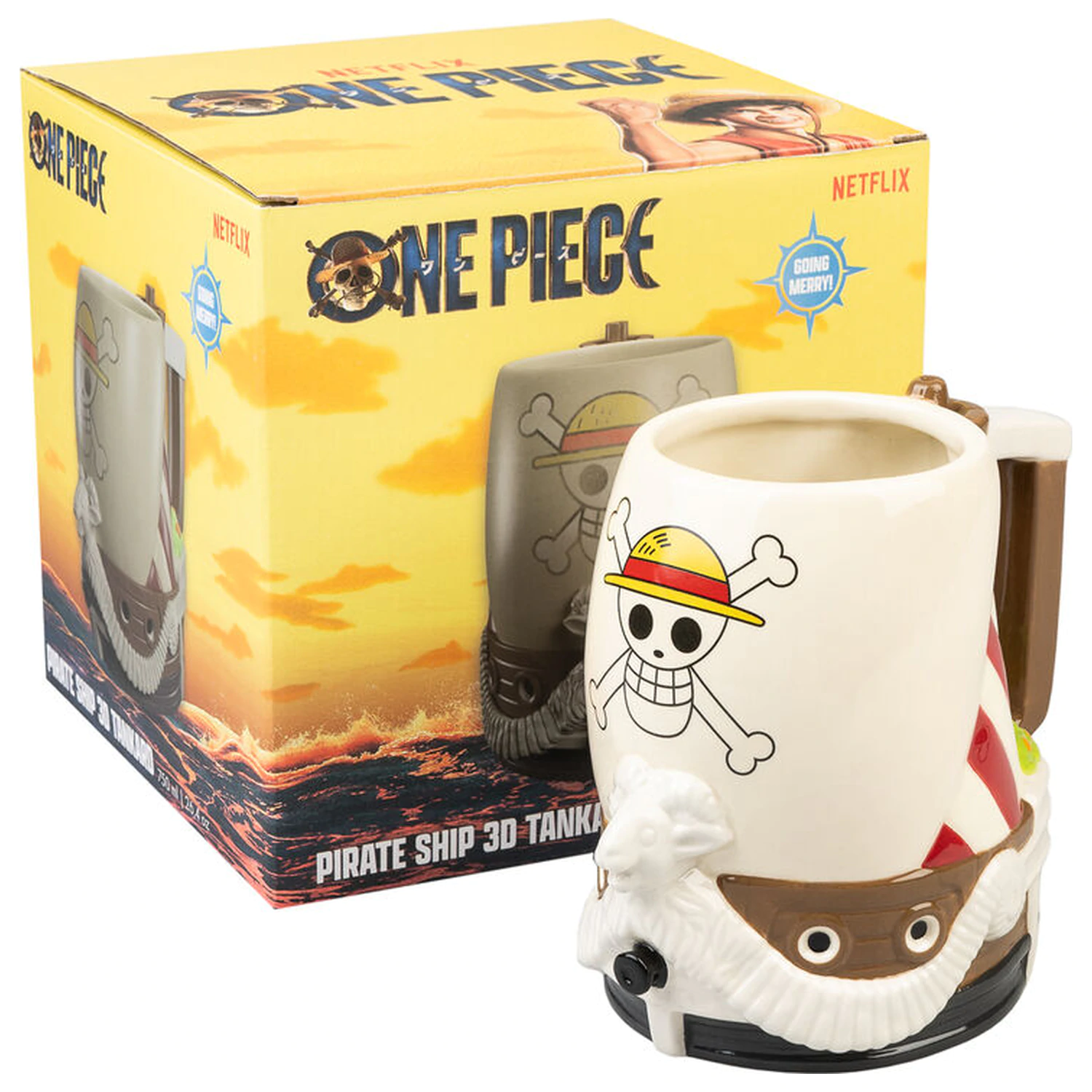 One Piece Going Merry vrč 750 ml fotografija izdelka