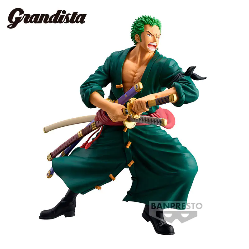 One Piece Grandista Roronoa Zoro figura 22 cm fotografija izdelka