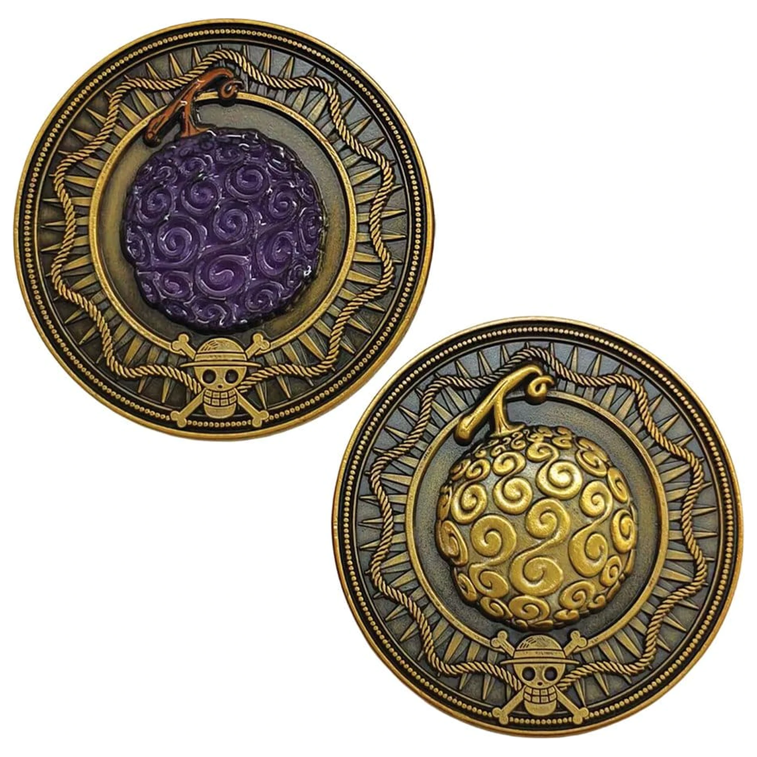 One Piece Zbirateljski kovanec Gum Gum Coin Limited Edition 4 cm fotografija izdelka