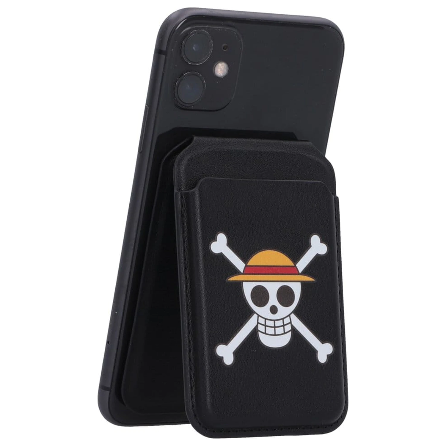 One Piece Držalo za kartice Luffy Jolly Roger črn 10 cm fotografija izdelka