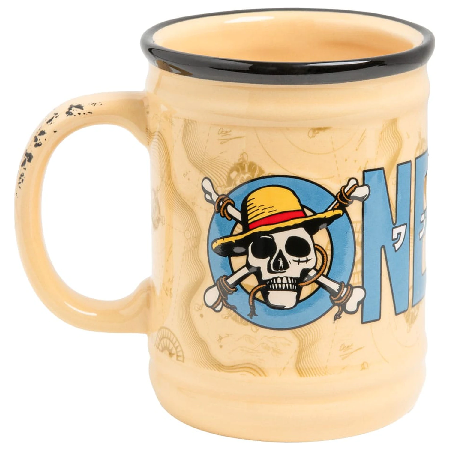 One Piece skodelica v obliki Jolly Roger fotografija izdelka