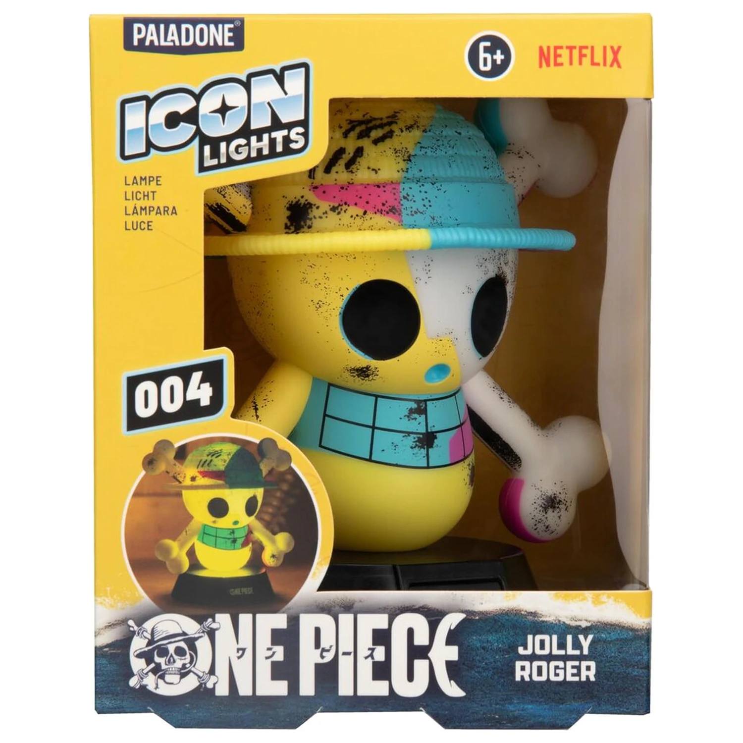 One Piece Jolly Roger Icon svetilka fotografija izdelka