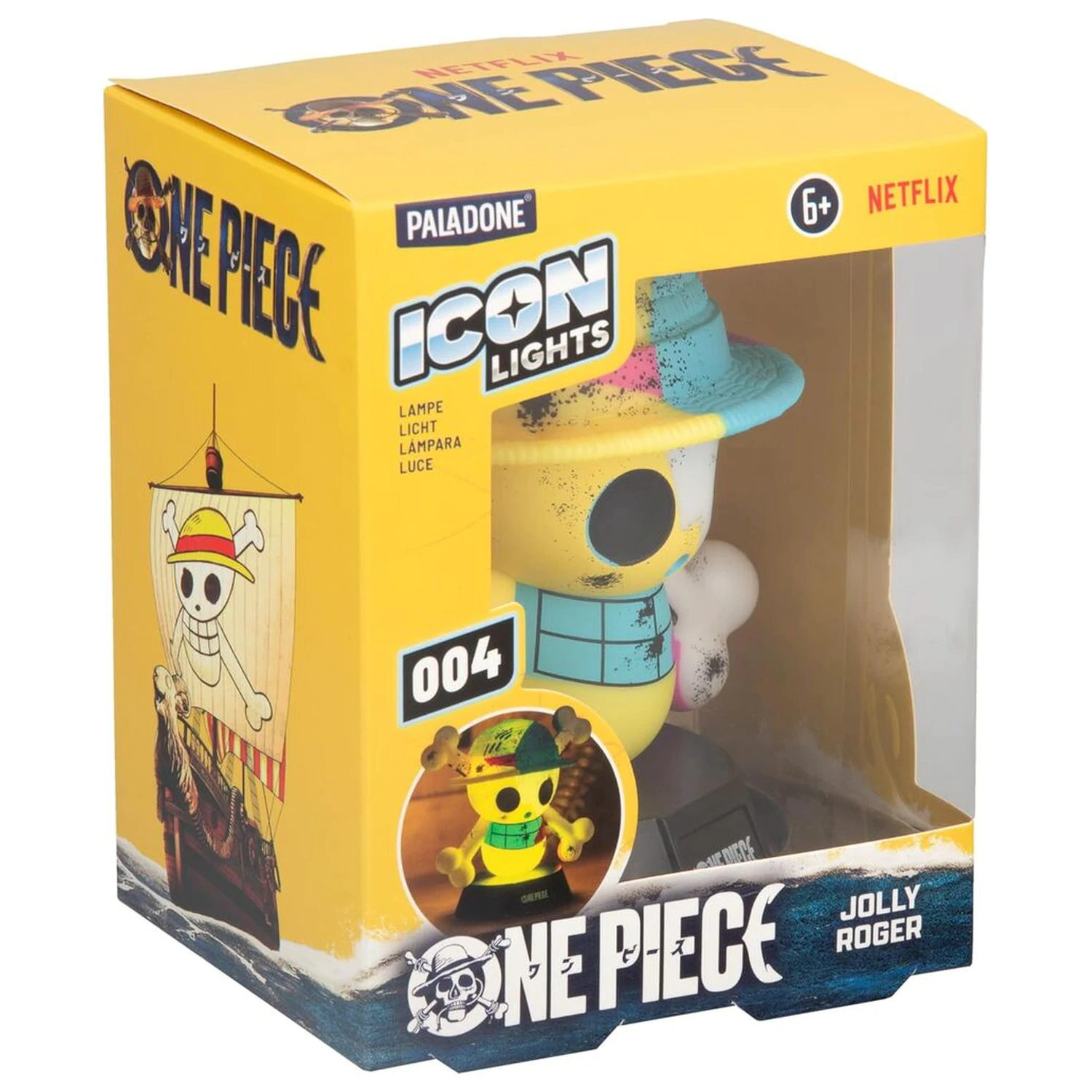 One Piece Jolly Roger Icon svetilka fotografija izdelka