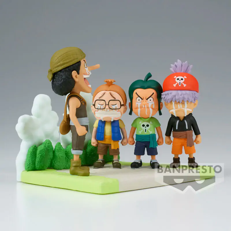 One Piece Log Stories Usopp Pirates figura 7 cm fotografija izdelka