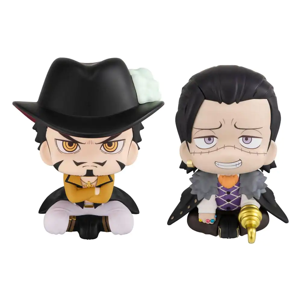 One Piece Look Up PVC kipa Dracule Mihawka & Crocodile 11 cm (z darilom) fotografija izdelka