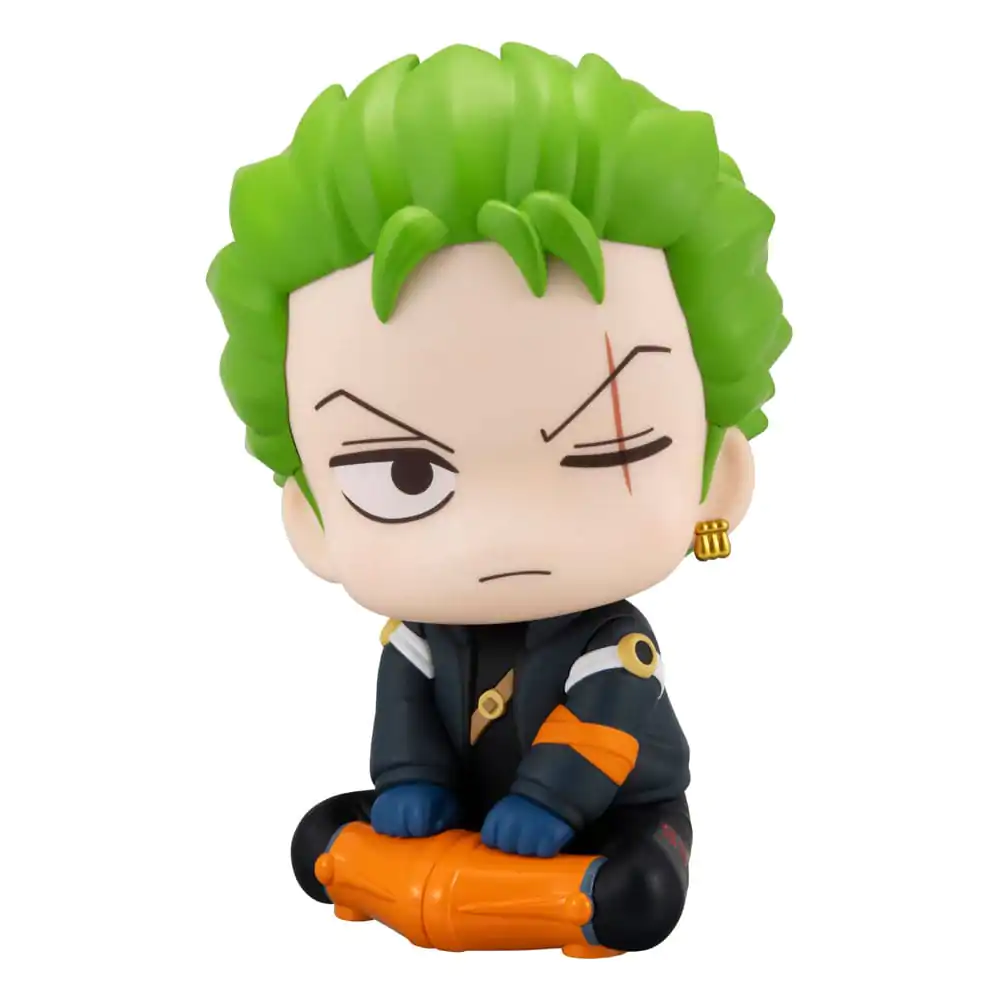 One Piece Look Up PVC Kip Roronoa Zoro Future Island Egghead Ver. 11 cm fotografija izdelka