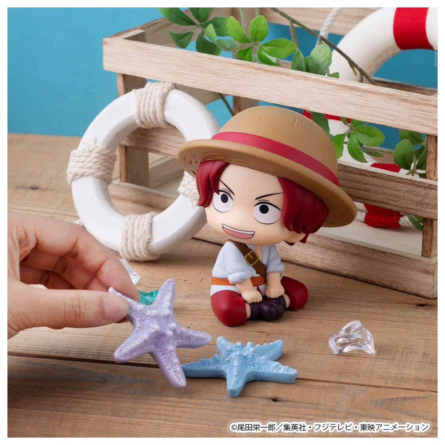 One Piece Look Up PVC figurice, pakiranje po 2, Shanks & Buggy Childhood Ver. 11 cm (z darilom) fotografija izdelka