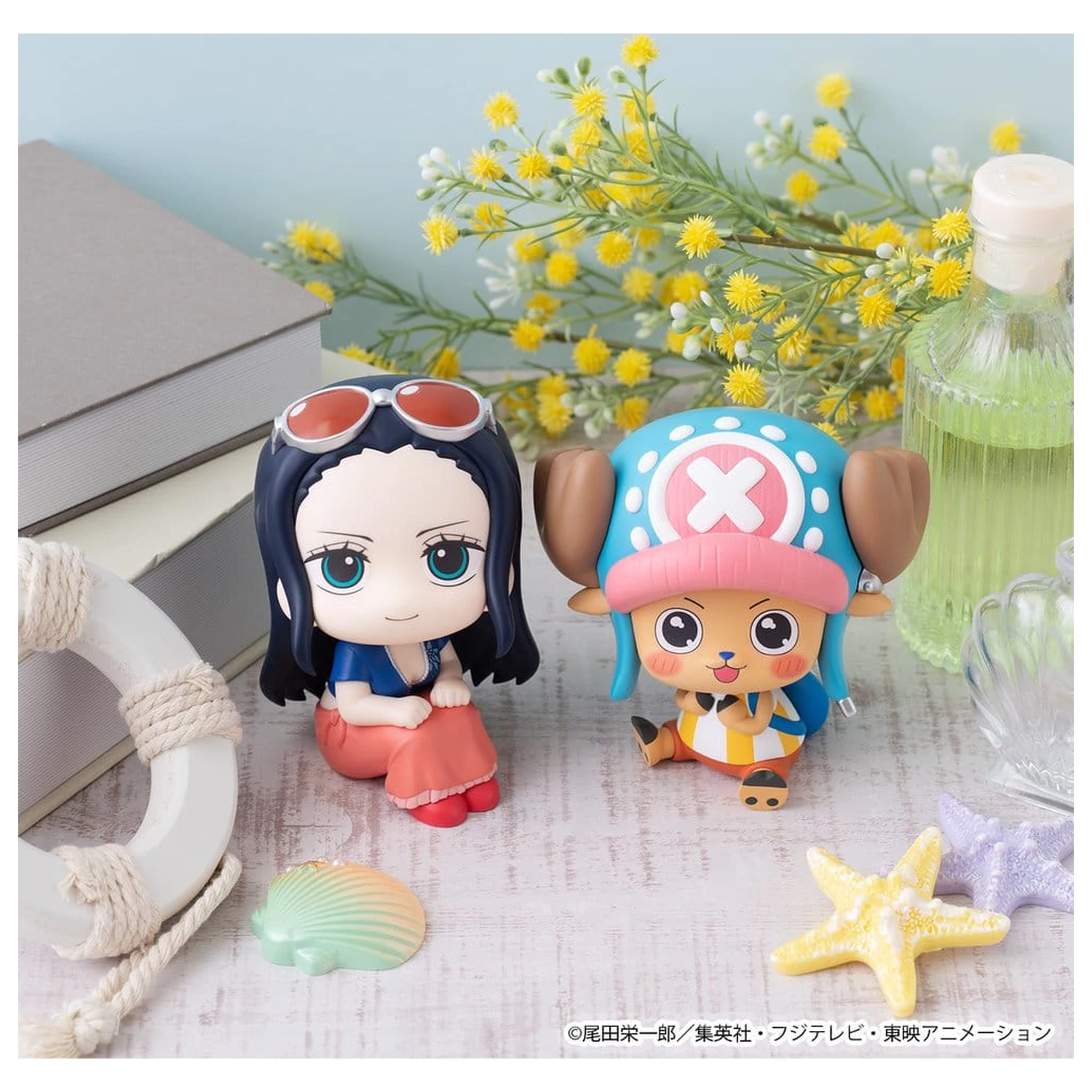 One Piece Lookup PVC figurici, 2-delni paket Nico Robin & Tony Tony Chopper Excited Ver. 11 cm (z darilom) fotografija izdelka