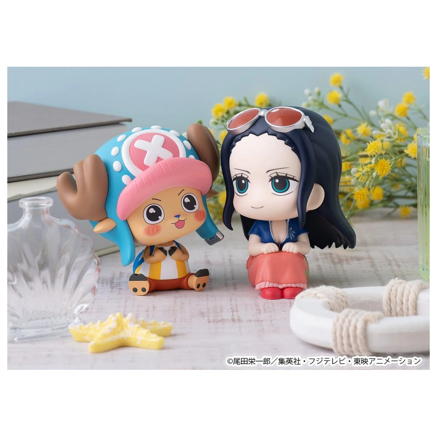 One Piece Lookup PVC figurici, 2-delni paket Nico Robin & Tony Tony Chopper Excited Ver. 11 cm (z darilom) fotografija izdelka