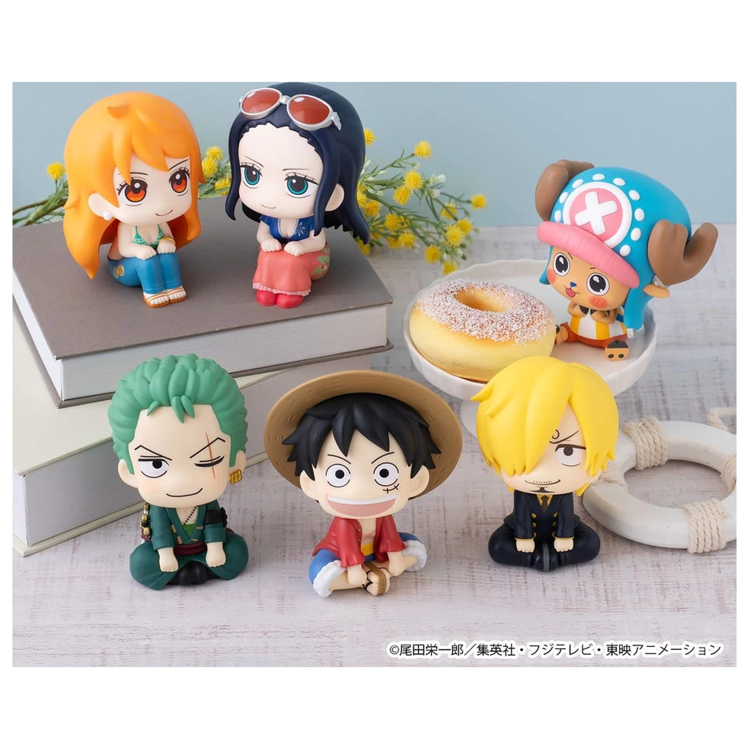 One Piece Lookup PVC figurici, 2-delni paket Nico Robin & Tony Tony Chopper Excited Ver. 11 cm (z darilom) fotografija izdelka