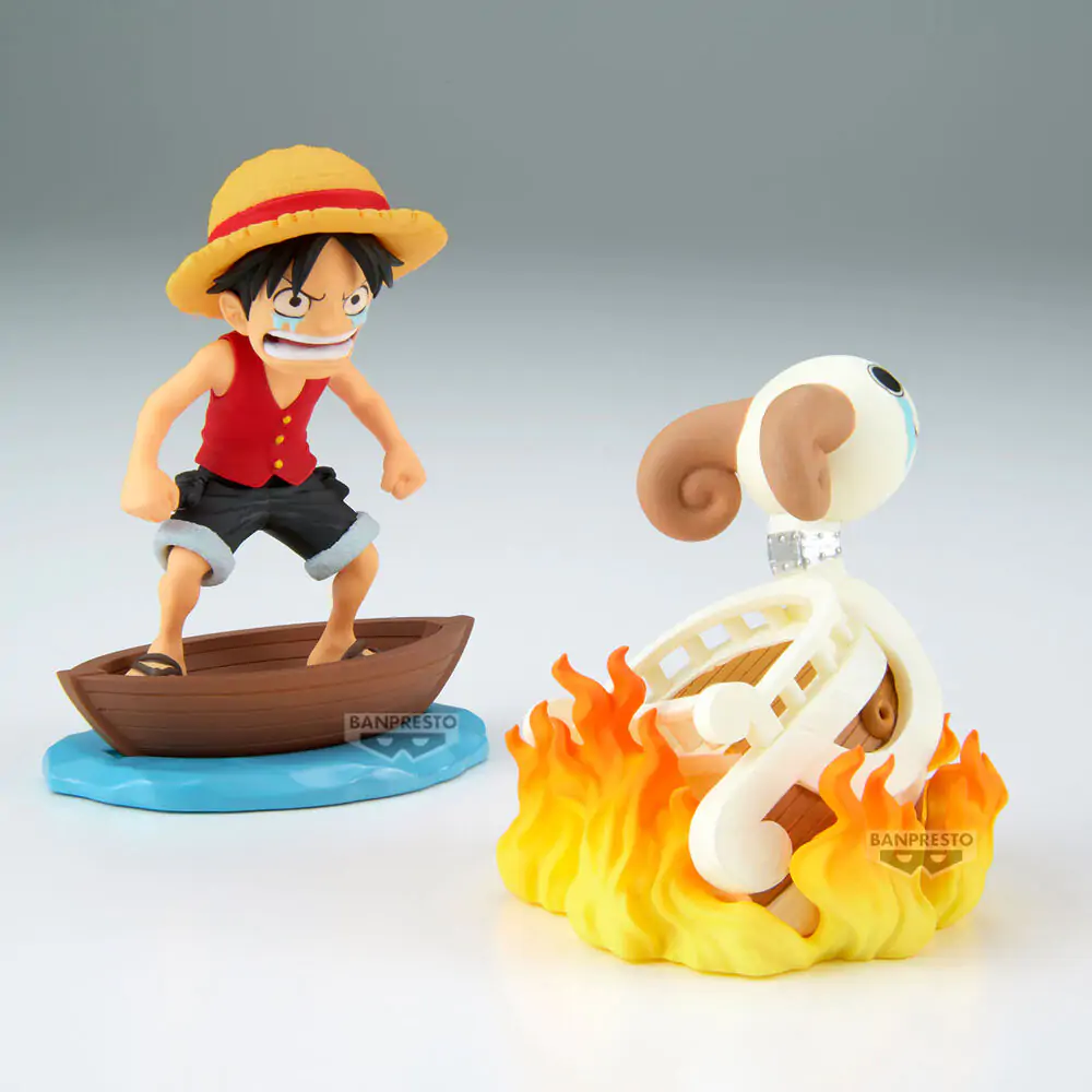 One Piece Luffy & Going Merry Log Stories figura 8 cm fotografija izdelka