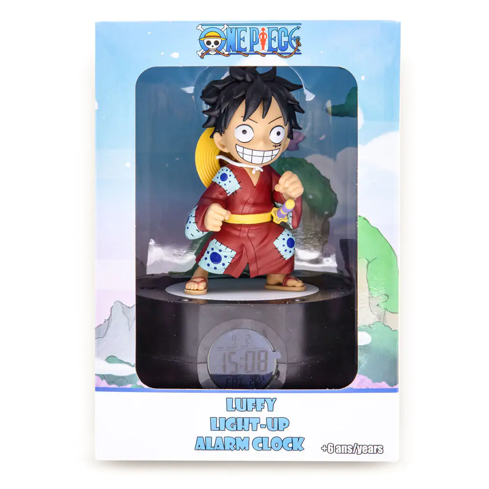 Budilka z lučko One Piece Ruffy 18 cm fotografija izdelka