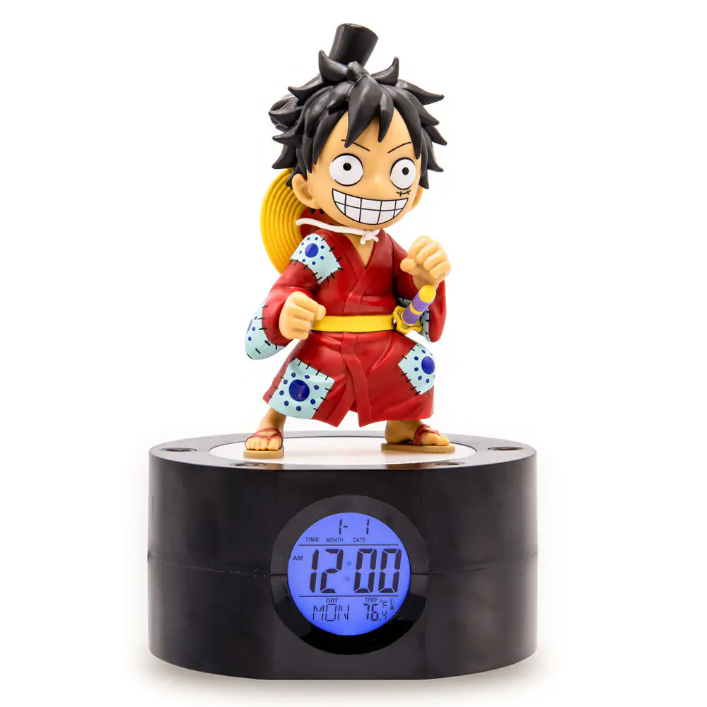 Budilka z lučko One Piece Ruffy 18 cm fotografija izdelka