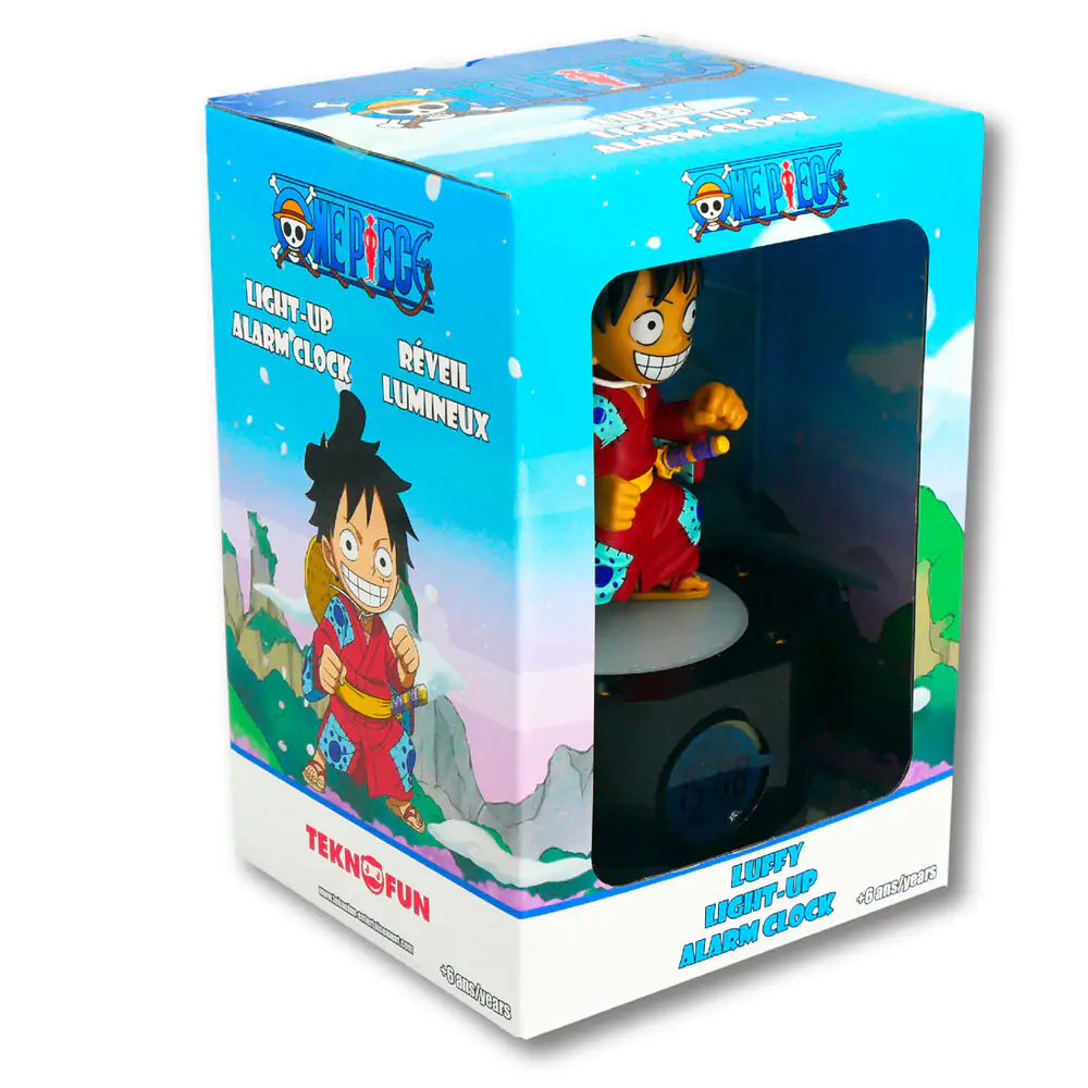 Budilka z lučko One Piece Ruffy 18 cm fotografija izdelka