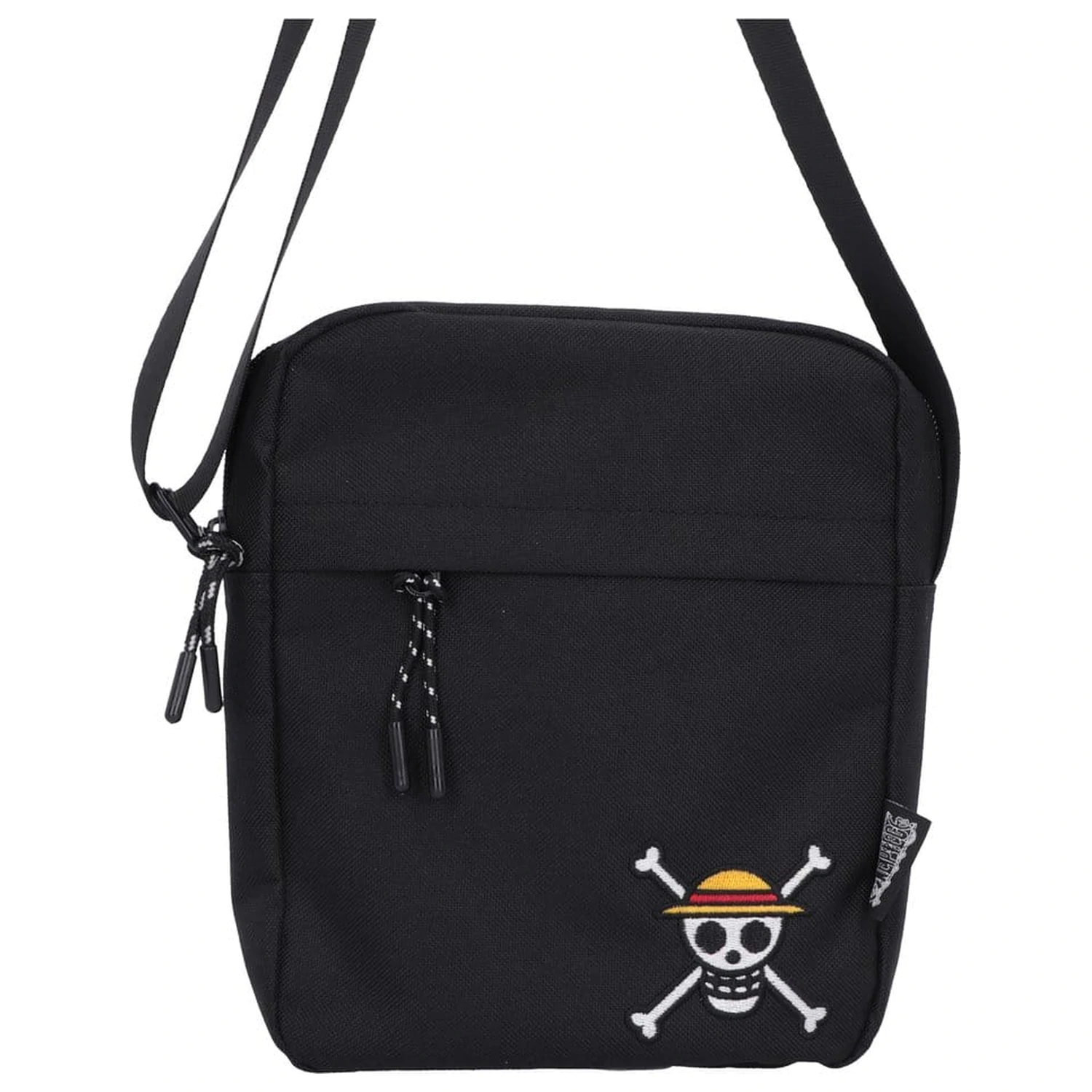 One Piece torba čez telo Luffy Jolly Roger (črna) 23 cm fotografija izdelka