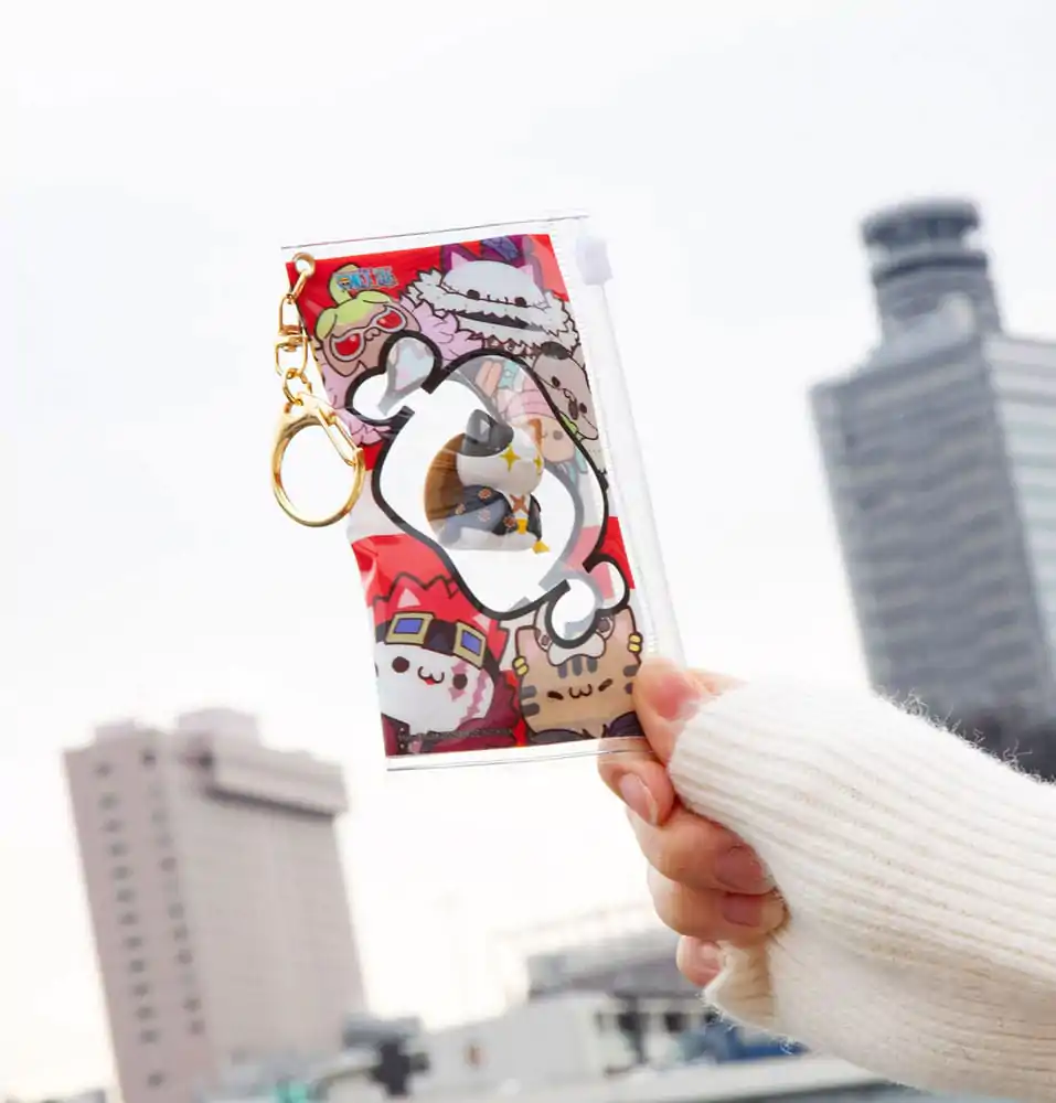 One Piece Mega Cat Project Nyan Piece Nyan! Zbirateljska figura z torbico Luffy 2025 omejena izdaja 7 cm fotografija izdelka