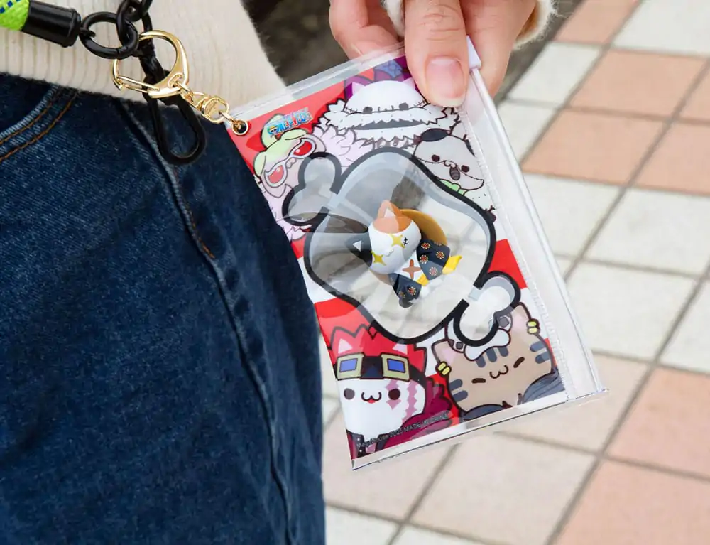 One Piece Mega Cat Project Nyan Piece Nyan! Zbirateljska figura z torbico Luffy 2025 omejena izdaja 7 cm fotografija izdelka