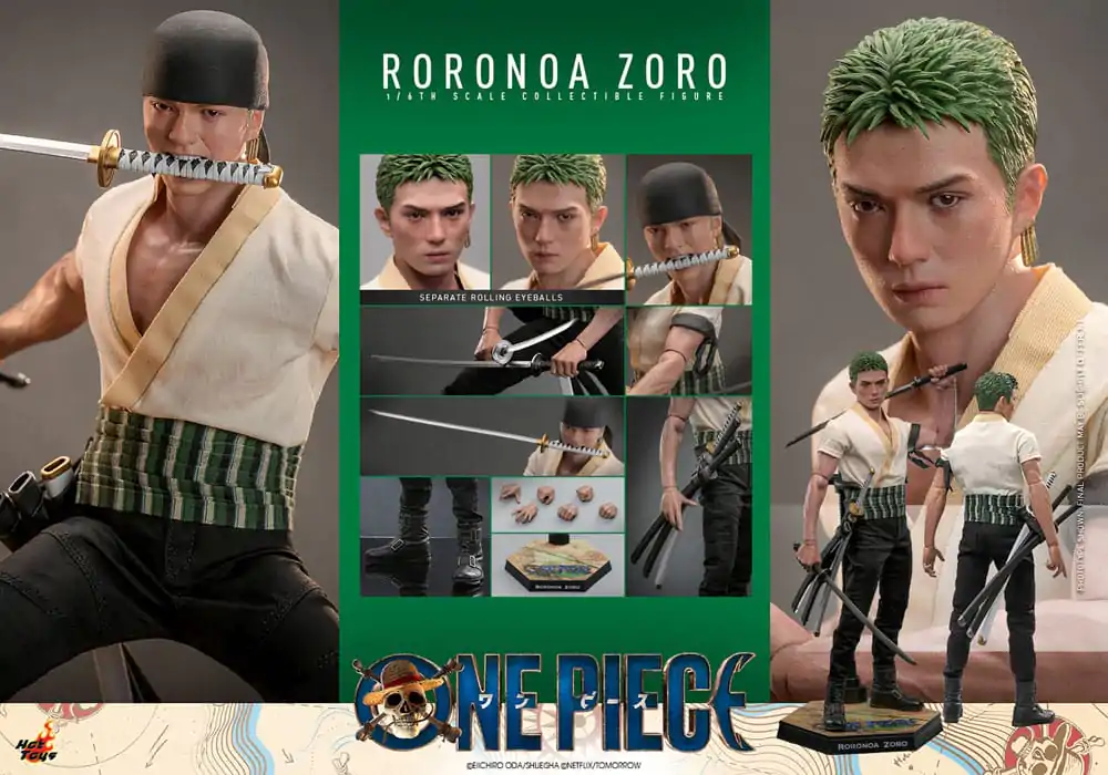 One Piece (Netflix) Akcijska figura 1/6 Roronoa Zoro 31 cm fotografija izdelka