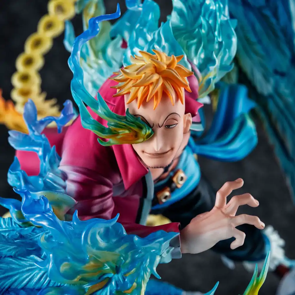 One Piece P.O.P MAS Maximum PVC Kip Marco the Phoenix Vodja 1. skupine Whitebeard Piratov 32 cm fotografija izdelka