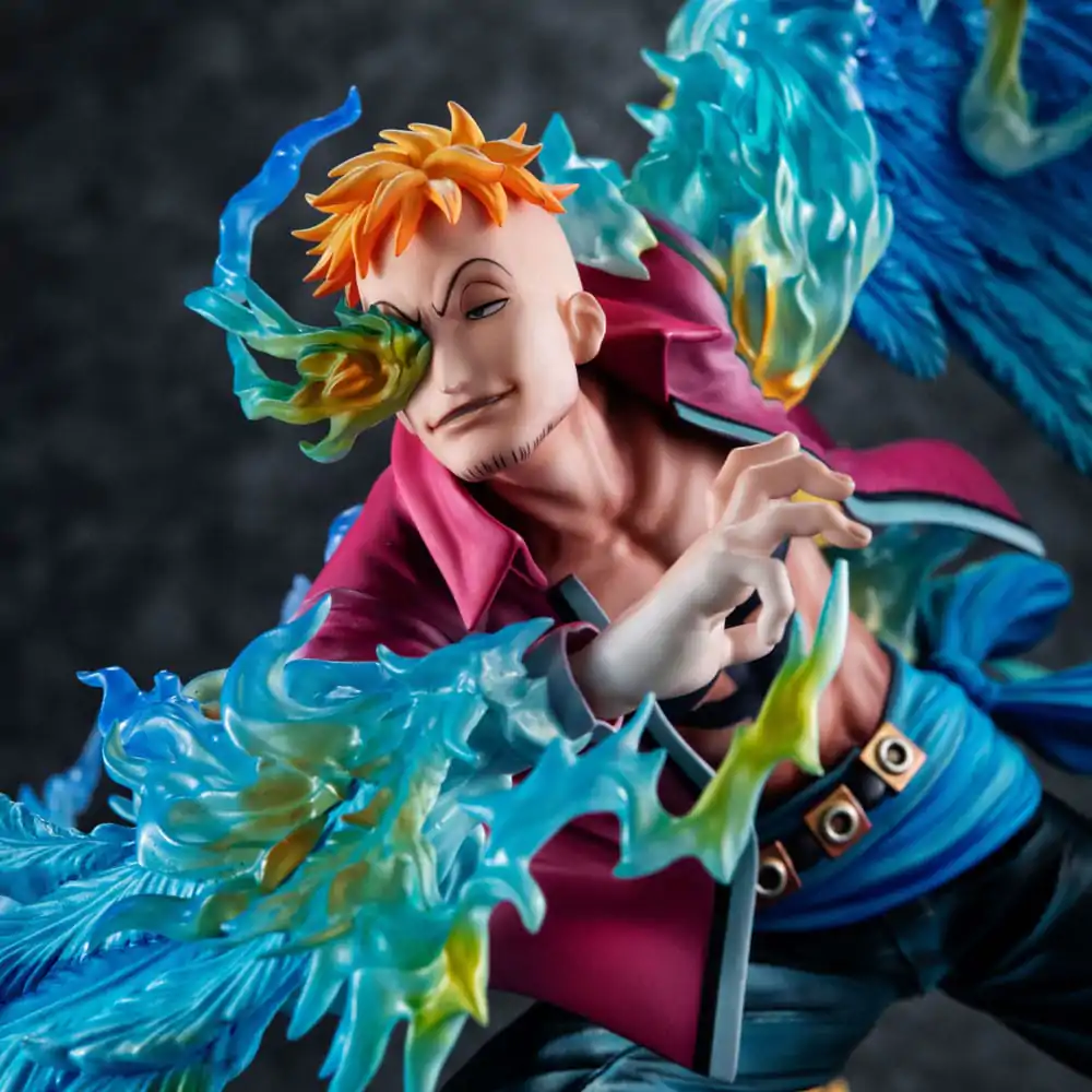 One Piece P.O.P MAS Maximum PVC Kip Marco the Phoenix Vodja 1. skupine Whitebeard Piratov 32 cm fotografija izdelka