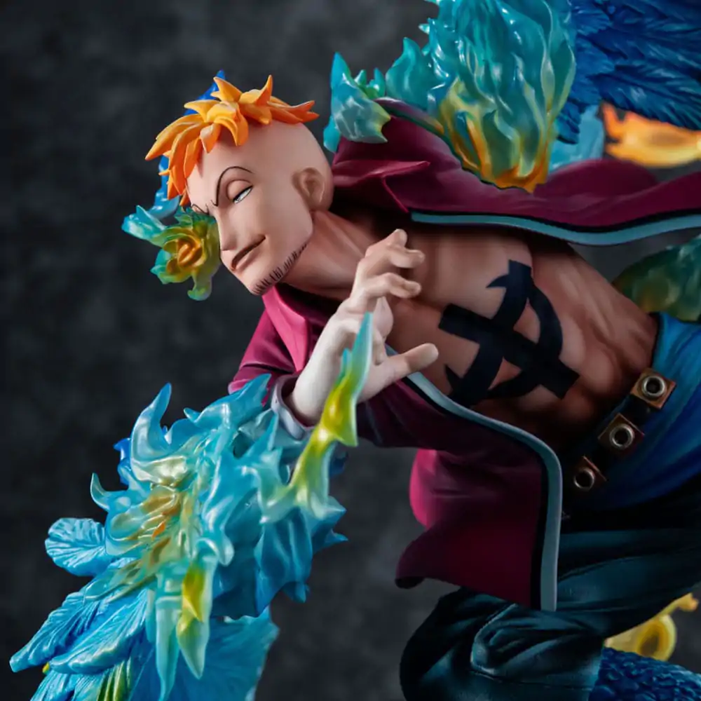 One Piece P.O.P MAS Maximum PVC Kip Marco the Phoenix Vodja 1. skupine Whitebeard Piratov 32 cm fotografija izdelka