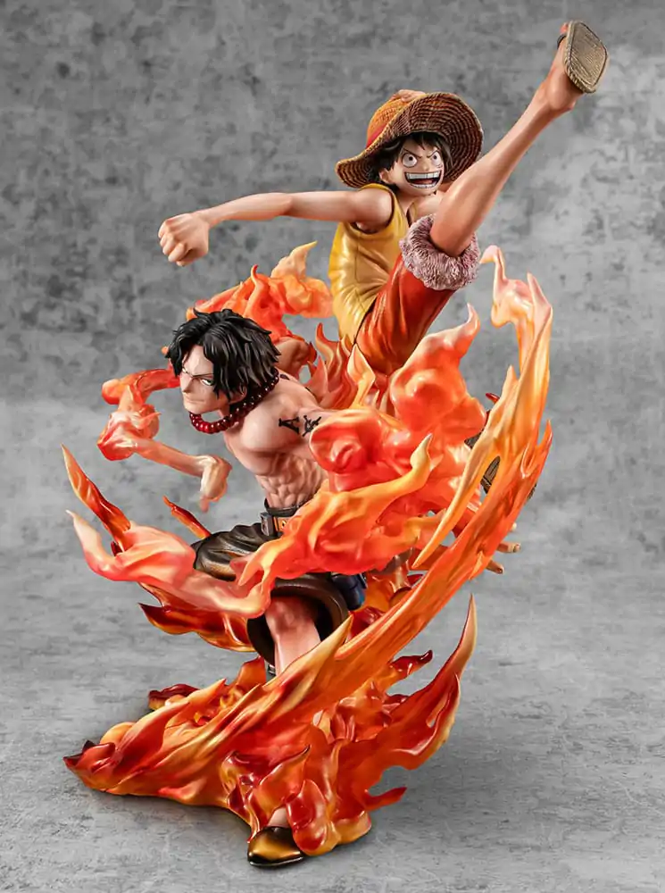 One Piece P.O.P NEO-Maximum PVC Kip Luffy & Ace Bond between brothers 20th Limited Ver. 25 cm fotografija izdelka