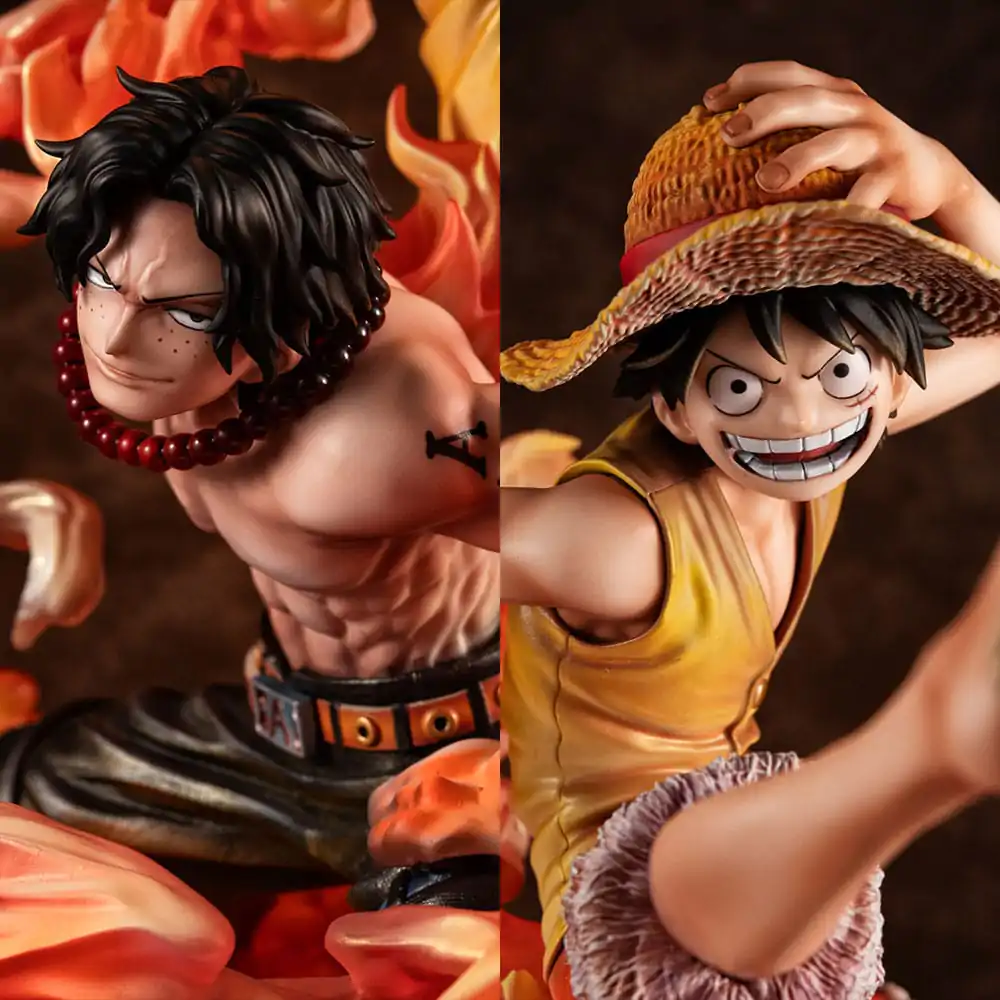 One Piece P.O.P NEO-Maximum PVC Kip Luffy & Ace Bond between brothers 20th Limited Ver. 25 cm fotografija izdelka