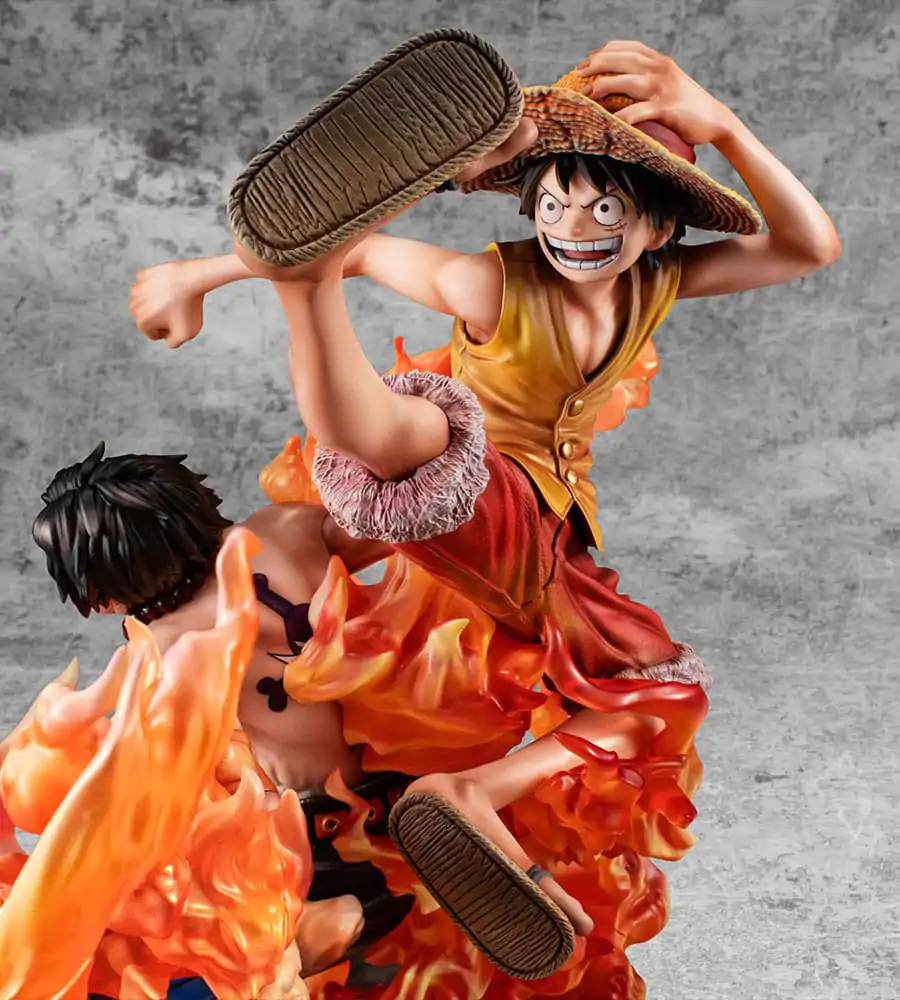 One Piece P.O.P NEO-Maximum PVC Kip Luffy & Ace Bond between brothers 20th Limited Ver. 25 cm fotografija izdelka