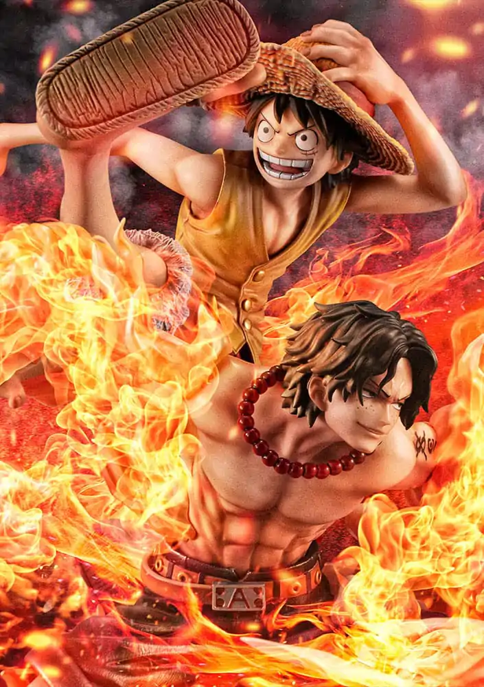 One Piece P.O.P NEO-Maximum PVC Kip Luffy & Ace Bond between brothers 20th Limited Ver. 25 cm fotografija izdelka