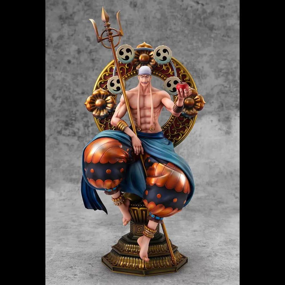 One Piece P.O.P PVC Kip Neo Maximum The only God of Skypiea Enel 34 cm fotografija izdelka