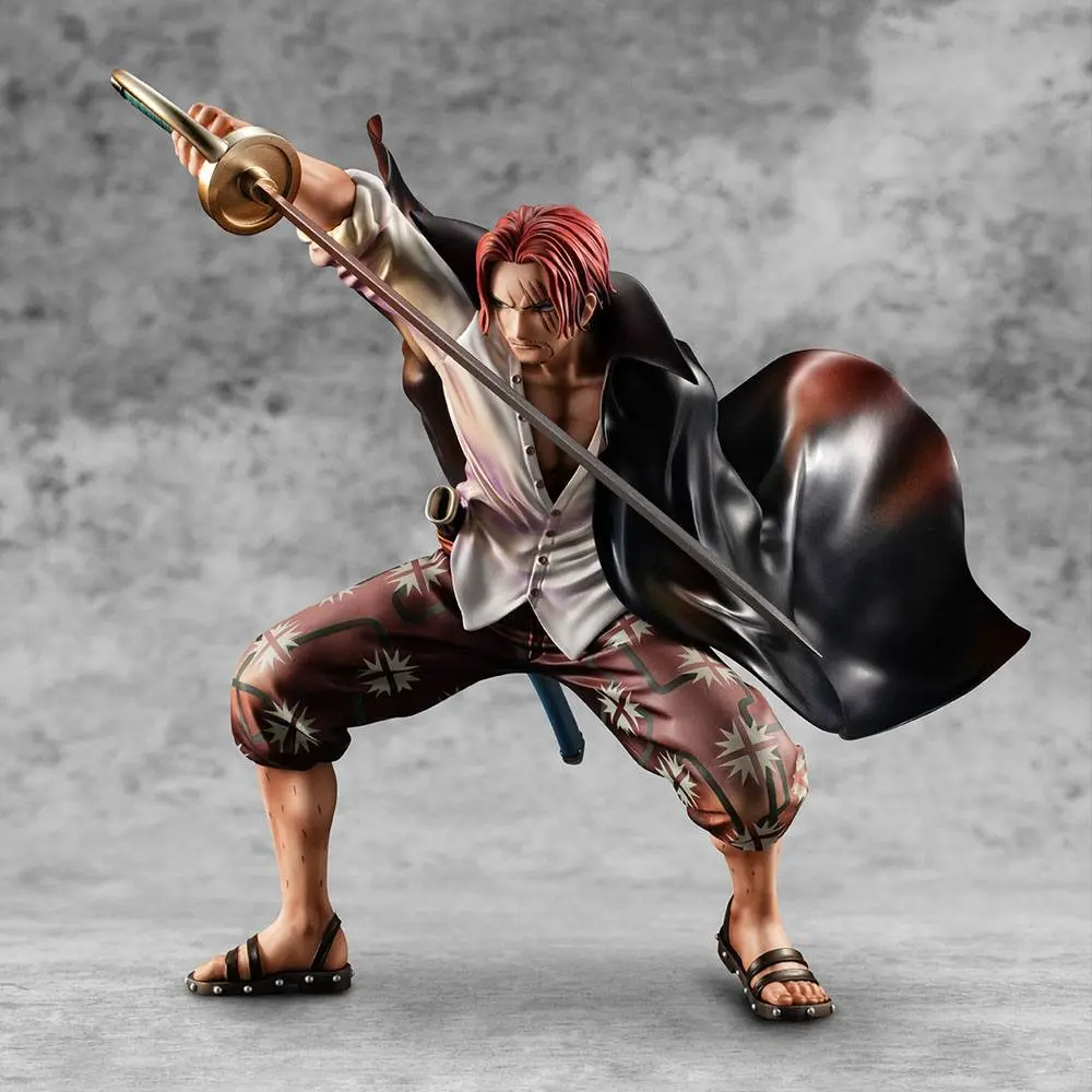 One Piece P.O.P PVC kip Playback Memories Red-haired Shanks 21 cm fotografija izdelka