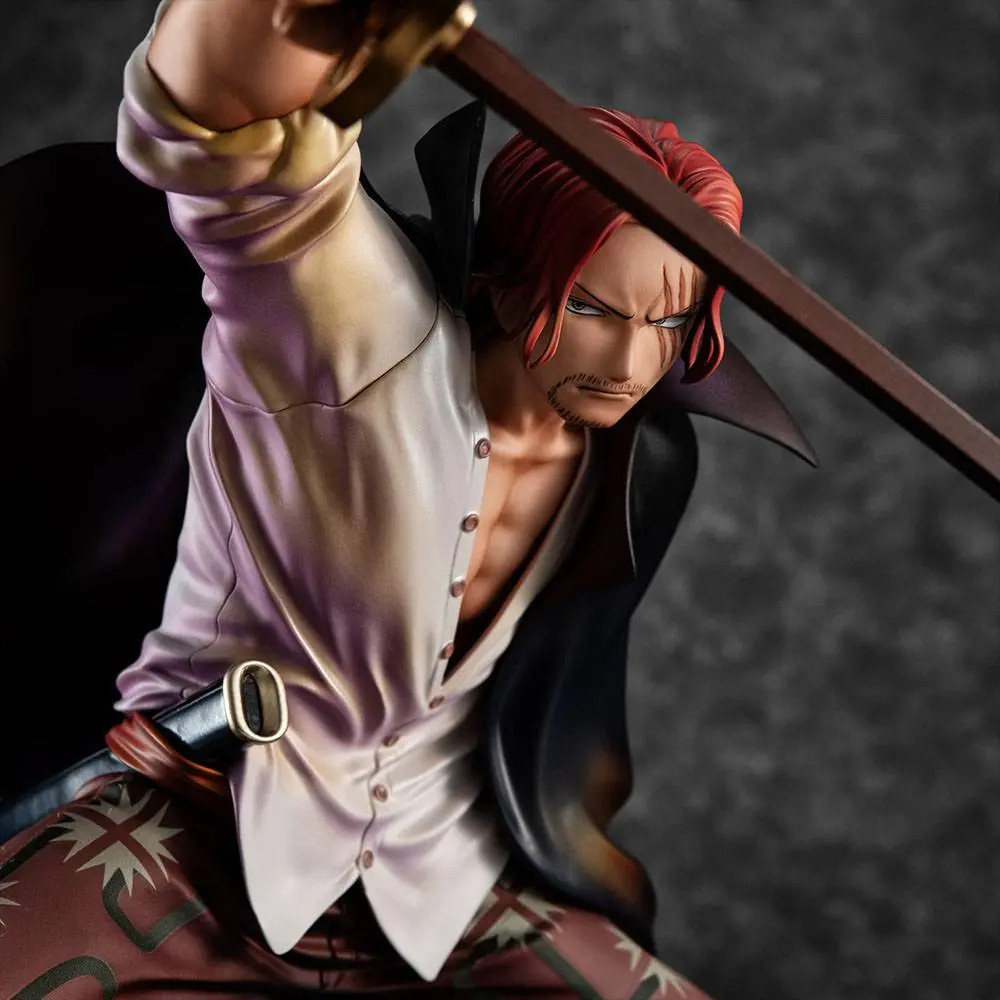 One Piece P.O.P PVC kip Playback Memories Red-haired Shanks 21 cm fotografija izdelka