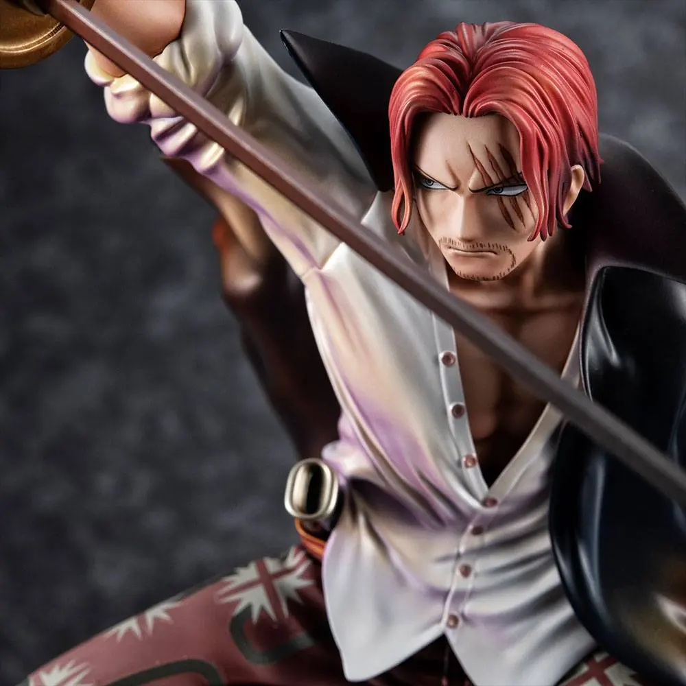 One Piece P.O.P PVC kip Playback Memories Red-haired Shanks 21 cm fotografija izdelka