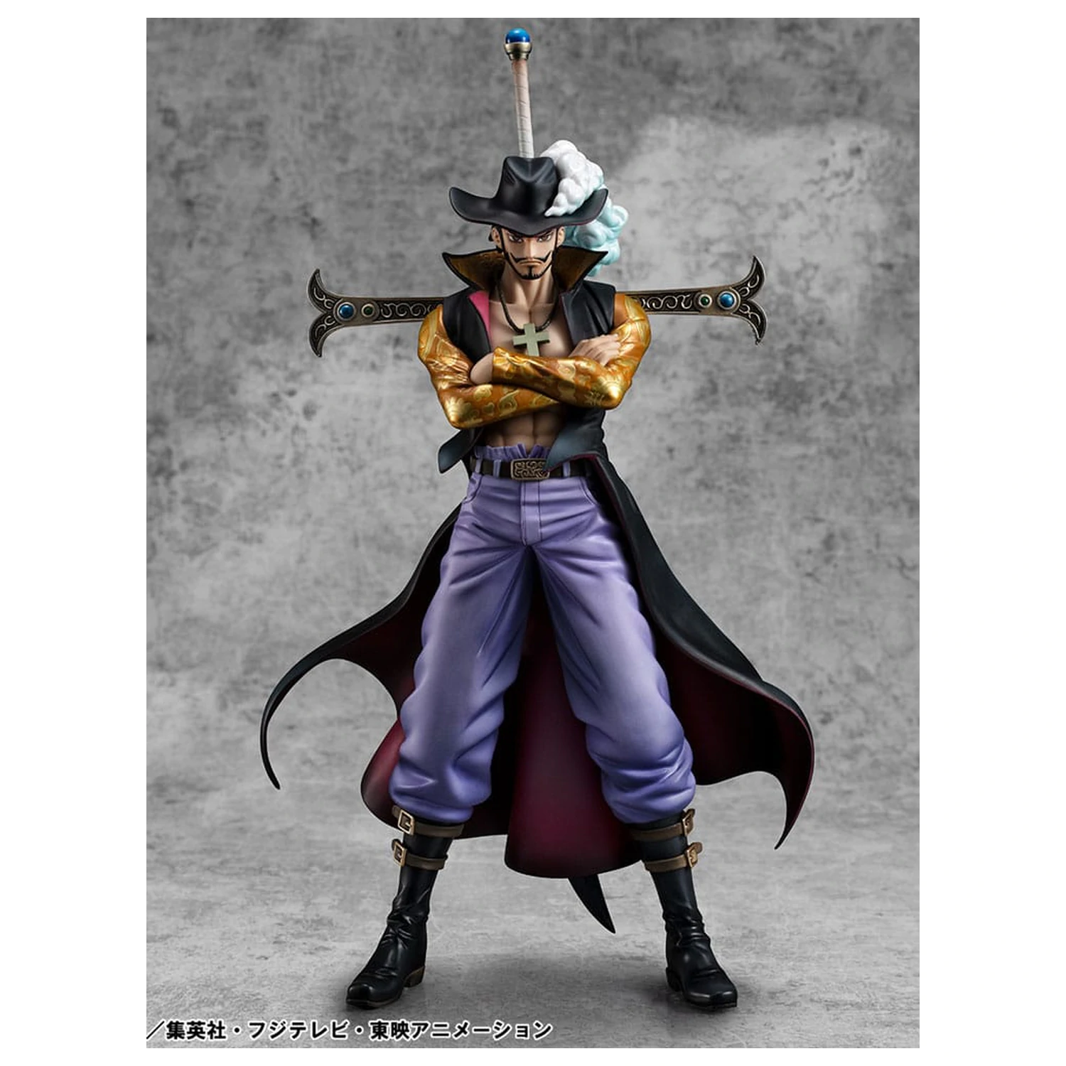 One Piece P.O.P SA-MAXIMUM PVC kip Hawk Eye Dracule Mihawk Ver. R 29 cm fotografija izdelka
