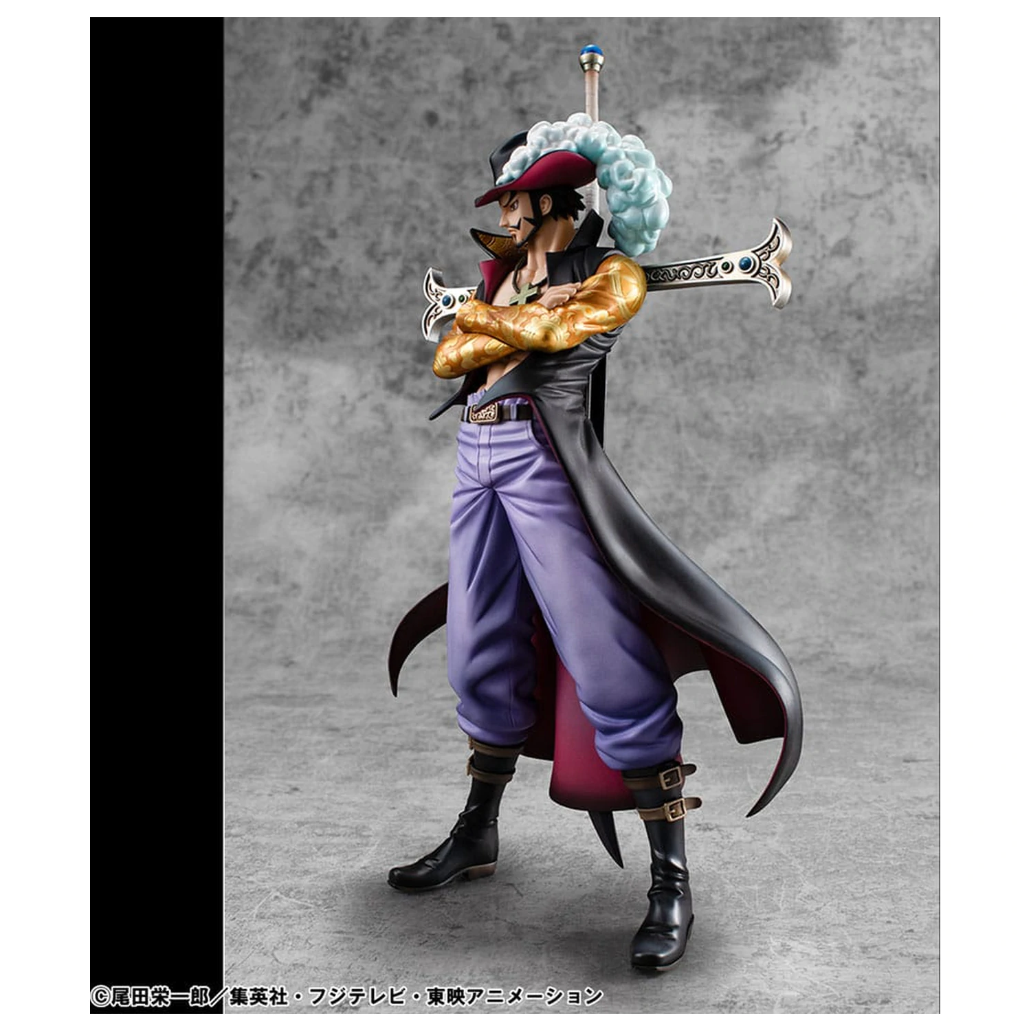 One Piece P.O.P SA-MAXIMUM PVC kip Hawk Eye Dracule Mihawk Ver. R 29 cm fotografija izdelka