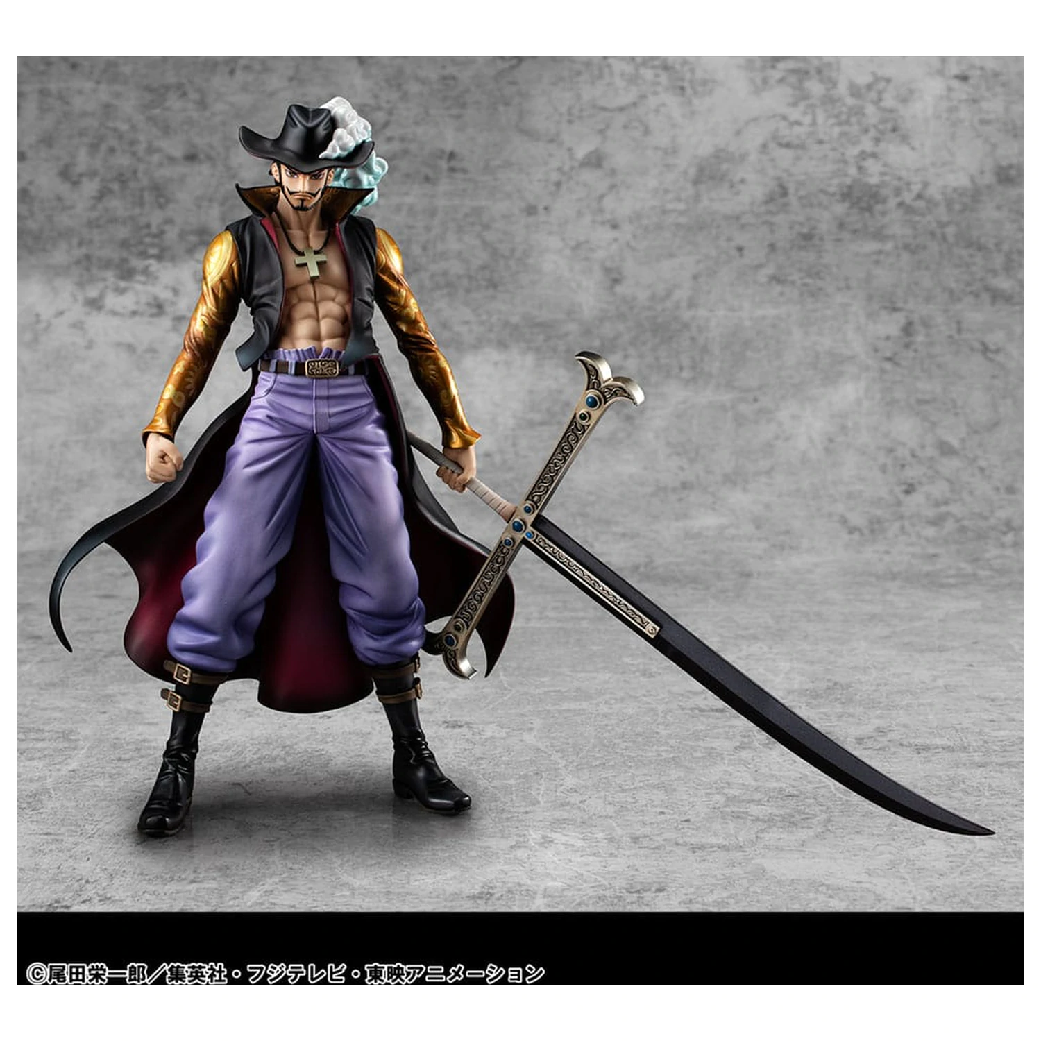 One Piece P.O.P SA-MAXIMUM PVC kip Hawk Eye Dracule Mihawk Ver. R 29 cm fotografija izdelka
