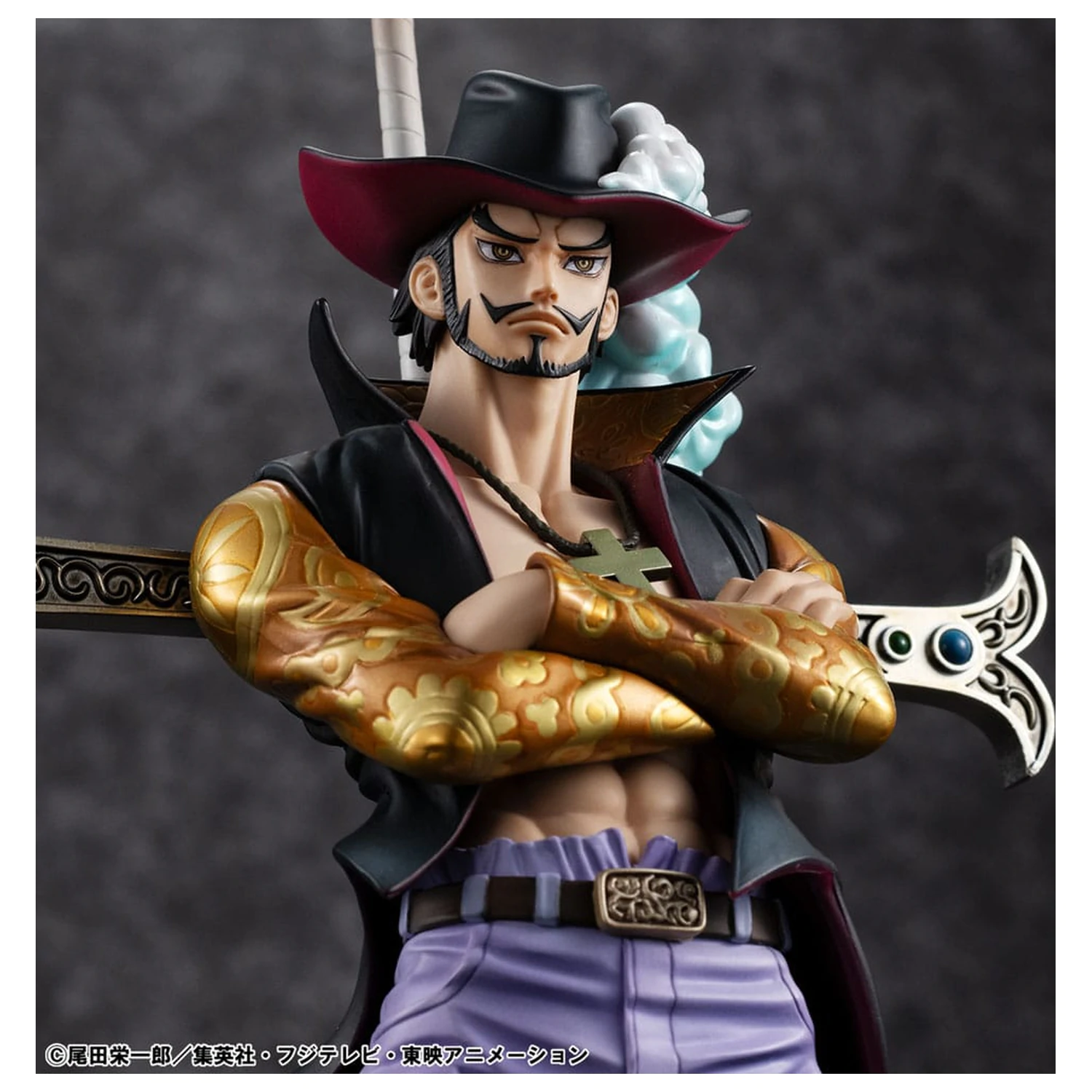 One Piece P.O.P SA-MAXIMUM PVC kip Hawk Eye Dracule Mihawk Ver. R 29 cm fotografija izdelka