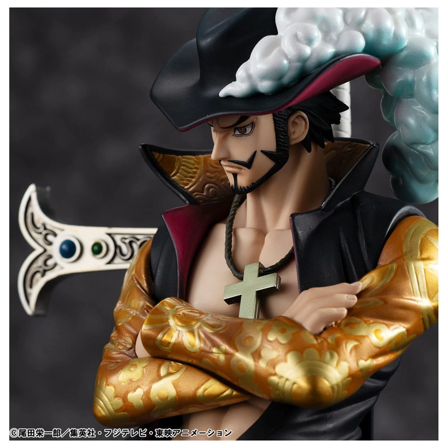 One Piece P.O.P SA-MAXIMUM PVC kip Hawk Eye Dracule Mihawk Ver. R 29 cm fotografija izdelka