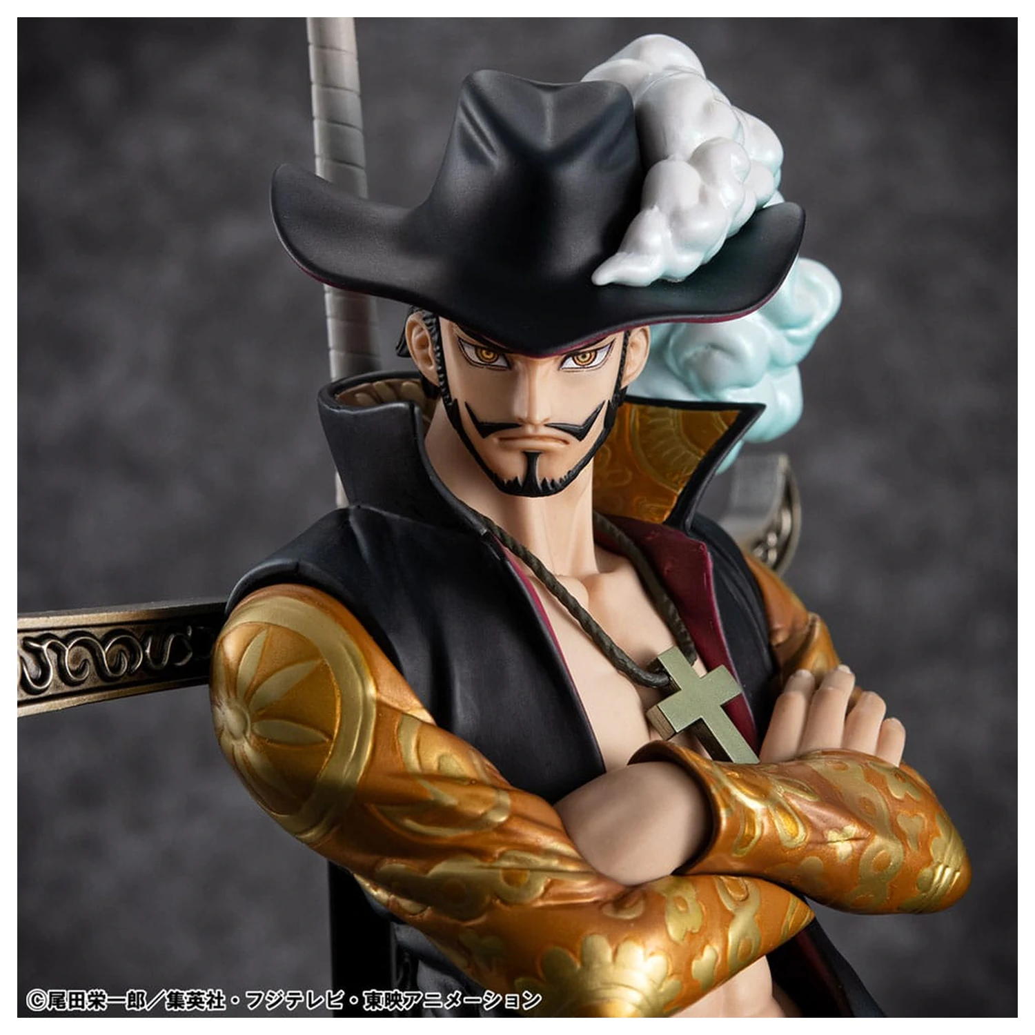 One Piece P.O.P SA-MAXIMUM PVC kip Hawk Eye Dracule Mihawk Ver. R 29 cm fotografija izdelka