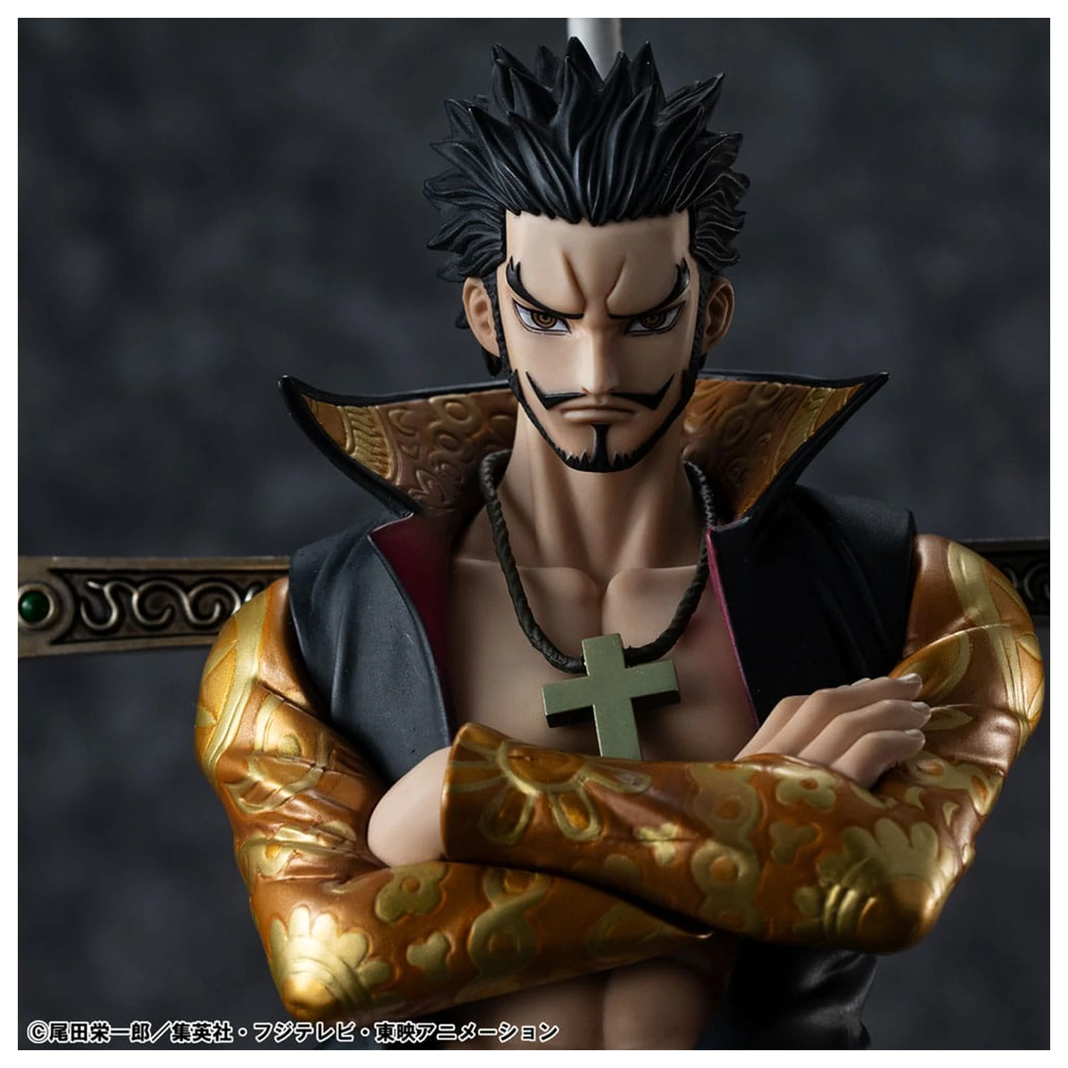 One Piece P.O.P SA-MAXIMUM PVC kip Hawk Eye Dracule Mihawk Ver. R 29 cm fotografija izdelka