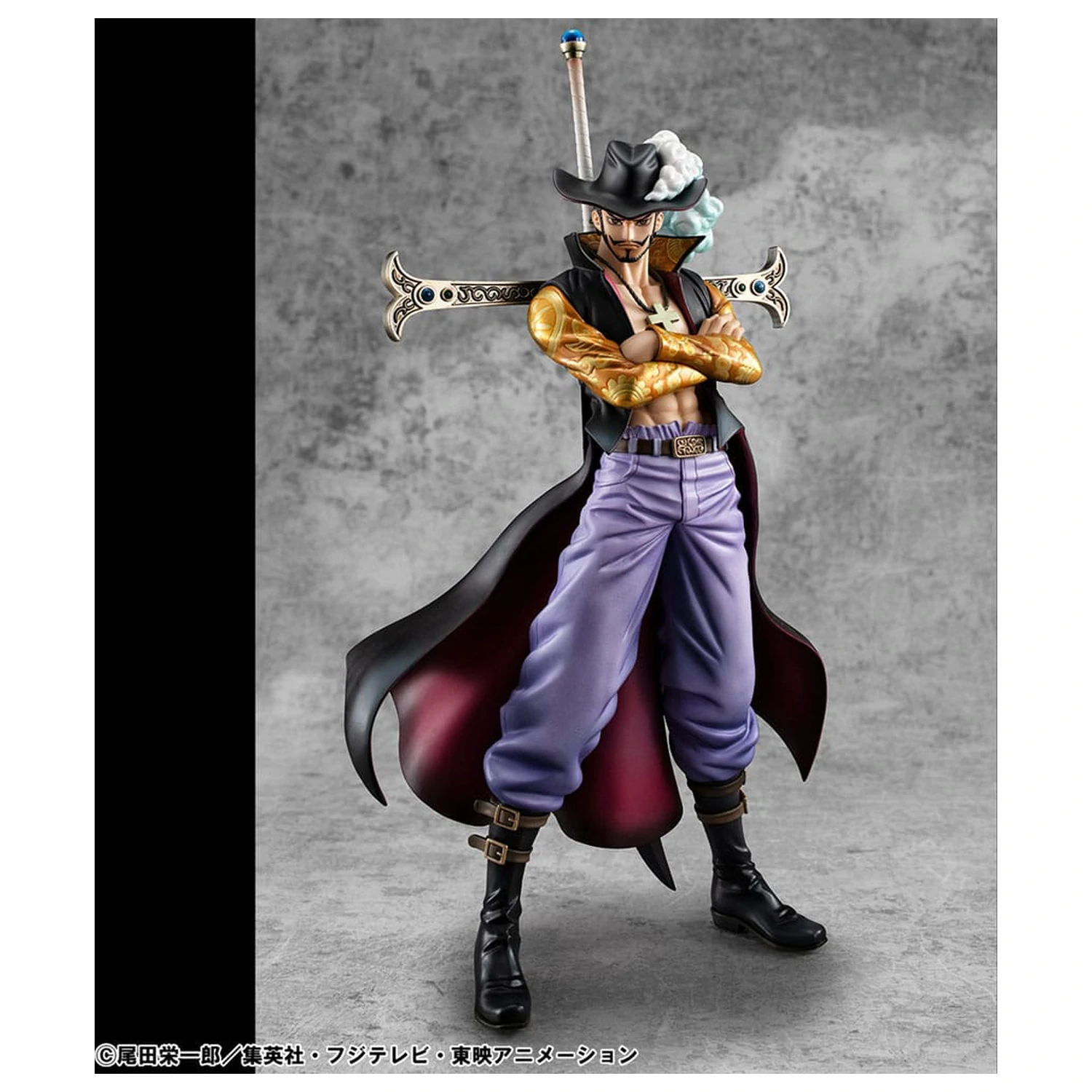 One Piece P.O.P SA-MAXIMUM PVC kip Hawk Eye Dracule Mihawk Ver. R 29 cm fotografija izdelka