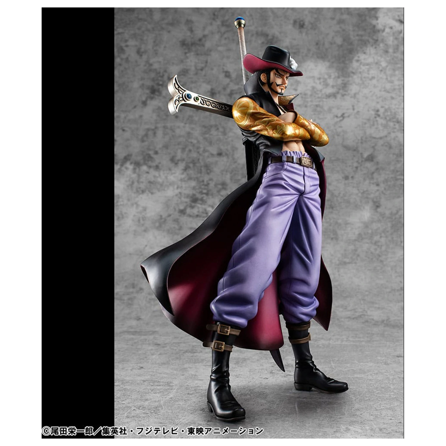 One Piece P.O.P SA-MAXIMUM PVC kip Hawk Eye Dracule Mihawk Ver. R 29 cm fotografija izdelka